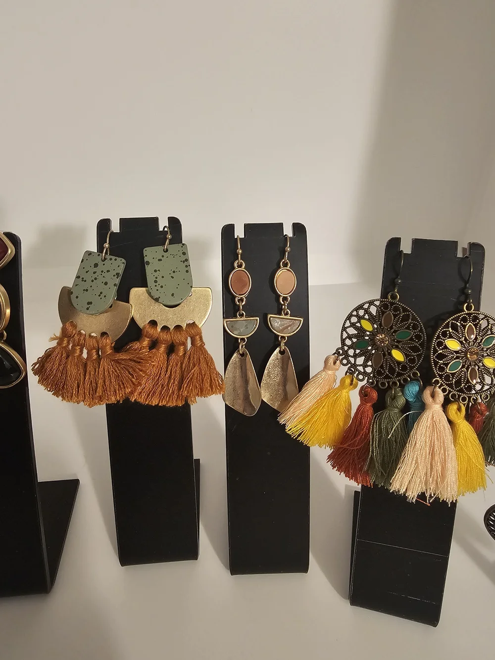 Boho Multicolor Drop Earrings - Select 1